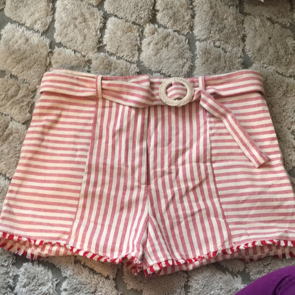Retro red and white shorts
